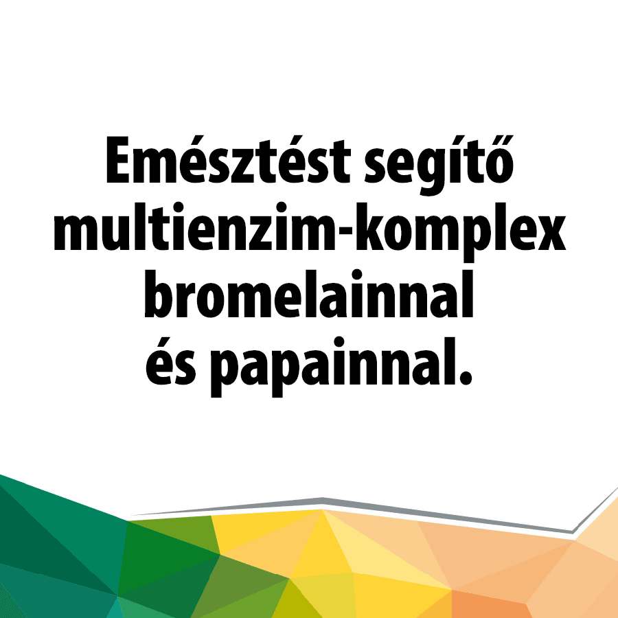 NO.1 Digestive enzyme bromelainnal és papainnal (30 db caps.) - Image 2